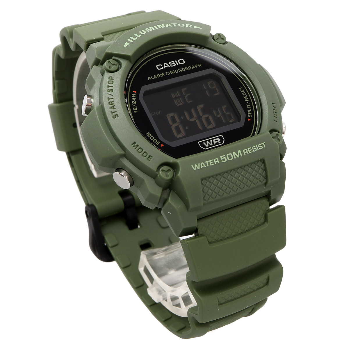 【父の日 ギフト】CASIO カシオ 腕時計 メンズ チープカシオ チプカシ 海外モデル デジタル  W-219HC-3BV｜north-star｜04