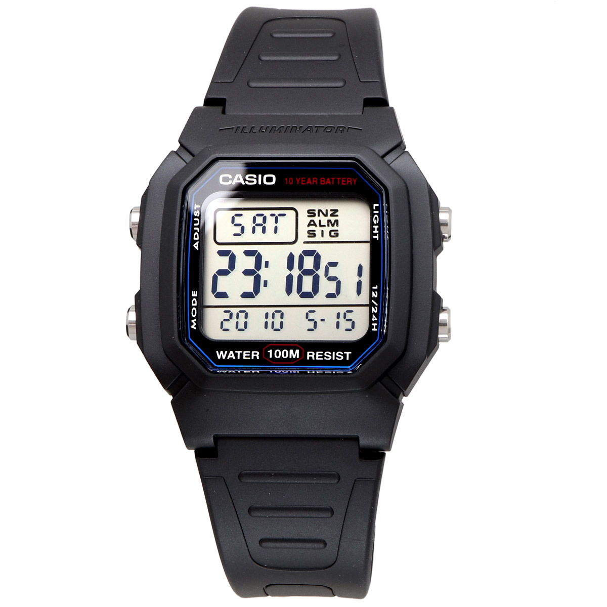 【父の日 ギフト】CASIO カシオ 腕時計 メンズ レディース チープカシオ チプカシ 海外モデル デジタル W-800H-1AV｜north-star｜02