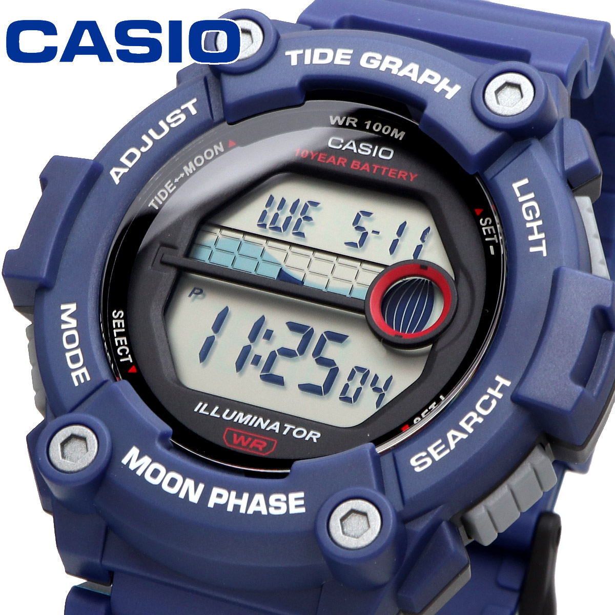 CASIO カシオ 腕時計 メンズ チープカシオ チプカシ 海外モデル タイドグラフ デジタル  WS-1300H-2AV｜north-star