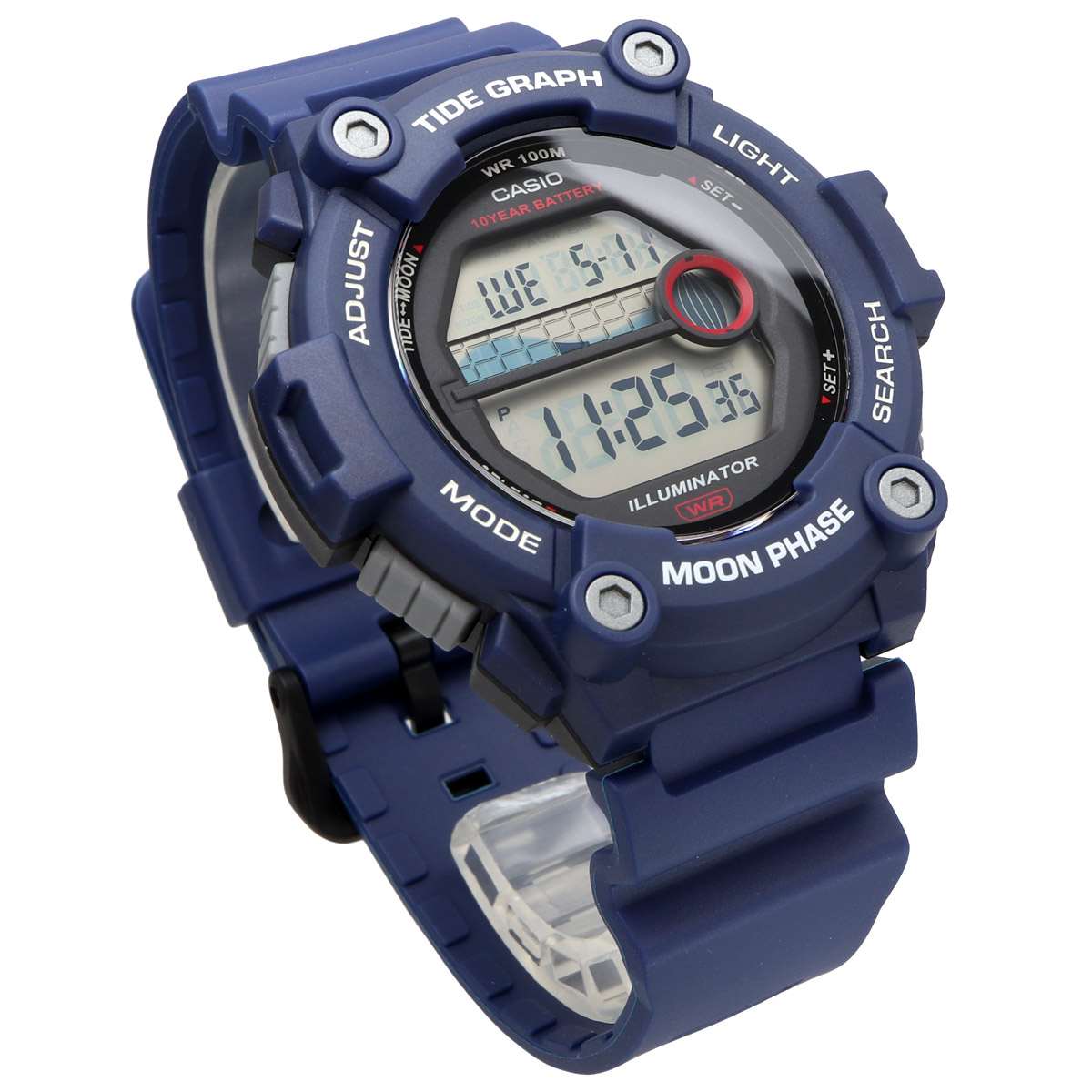 CASIO カシオ 腕時計 メンズ チープカシオ チプカシ 海外モデル タイドグラフ デジタル  WS-1300H-2AV｜north-star｜04