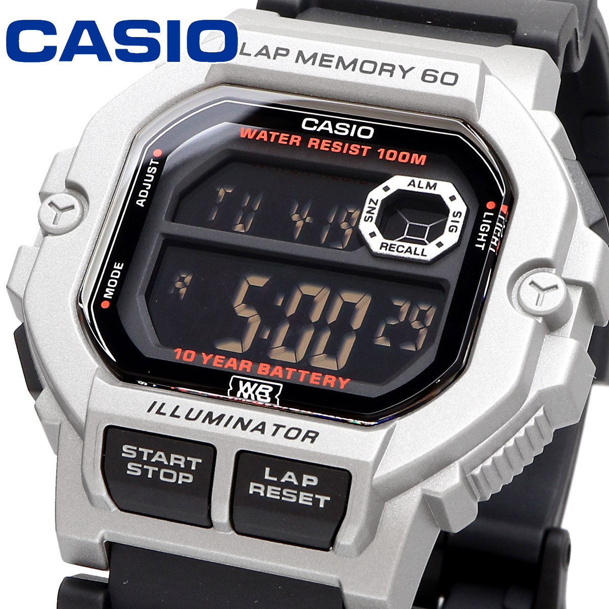 【父の日 ギフト】CASIO カシオ 腕時計 メンズ チープカシオ チプカシ 海外モデル 60ラップ ランニング  WS-1400H-1BV