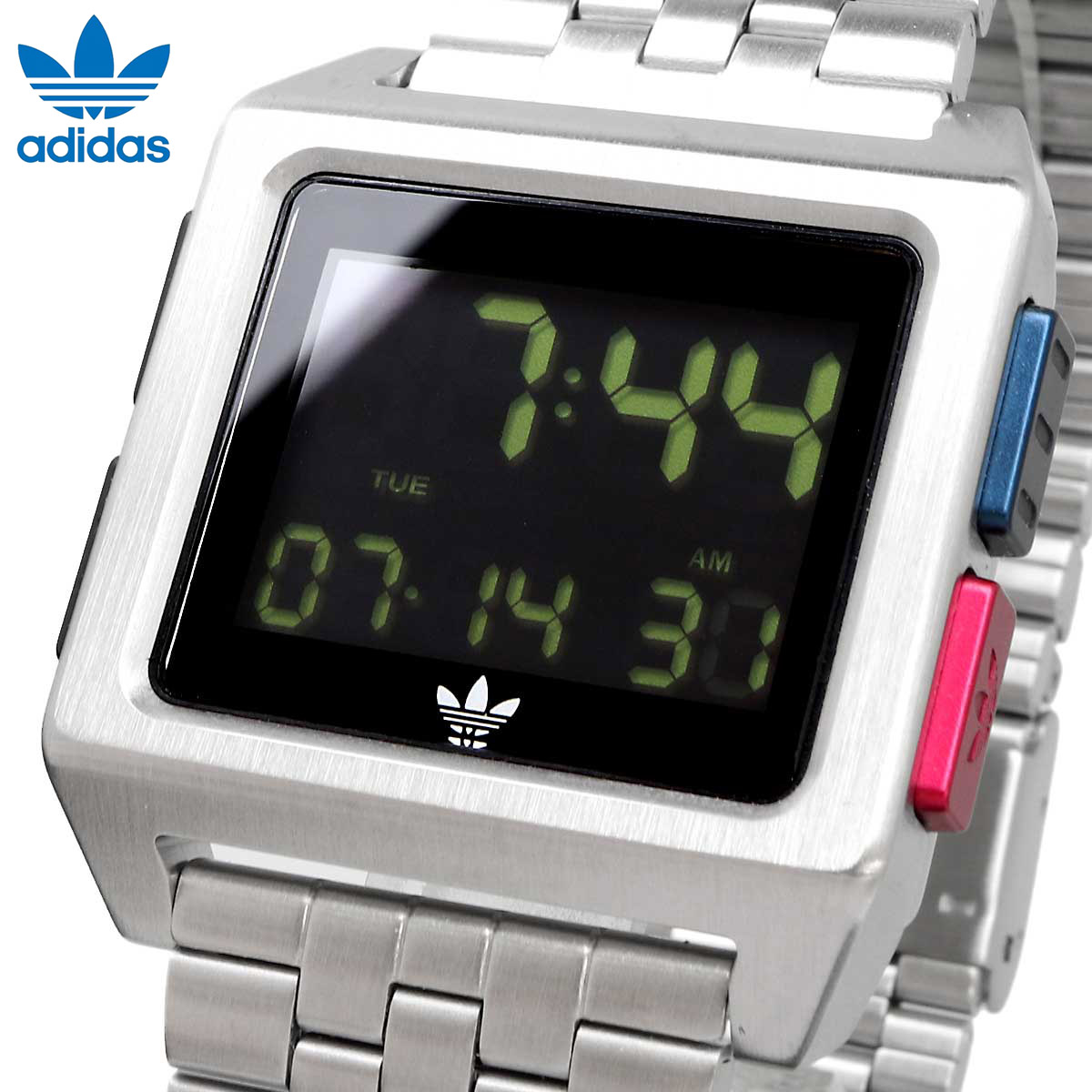 adidas アディダス 腕時計 Archive_M1 アーカイブM1 デジタル メンズ レディース Z01-2924-00 【並行輸入品】｜north-star