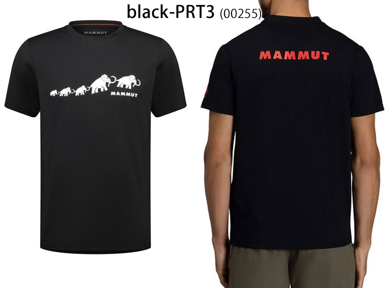 セール マムート 1017-02012 クイックドライ ロゴ プリント Tシャツ アジアンフィット メン QD LOGO PRINT T−SHIRT AF MEN メンズ  Tシャツ 半袖 トップス | MAMMUT | 02