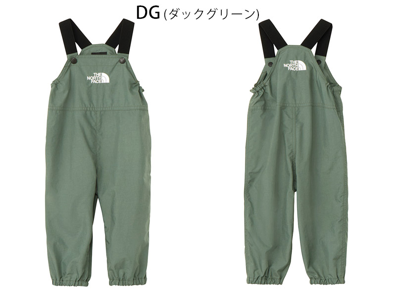 ノースフェイス　フィールドビブ　ケルプタン　オーバーオール THE NORTH FACE（ザ ノースフェイス） ベビーオーバーオール 80-90cm
