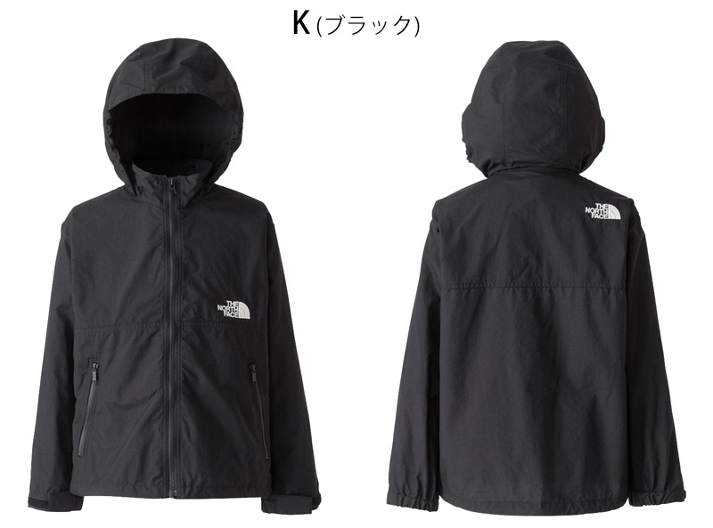 新品タグ付き　ノースフェイス　コンパクトジャケット　キッズ　160 ブラック　黒 ザ・ノース・フェイス ジュニア 子供 アウトドアジャケット Compact
