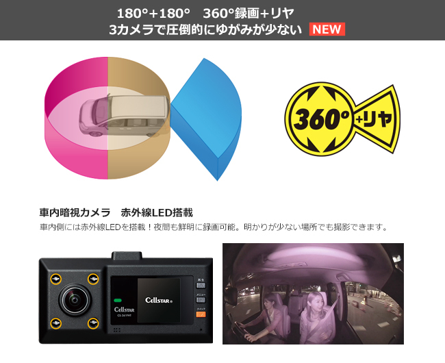 驚きの価格が実現！】 car電倶楽部 店セルスターCS-361FHT GDO-41前方