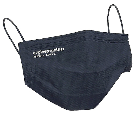 evolvetogether マスク 不織布 海外セレブ愛用 高機能マスク ブラック 黒 ネイビー 紺 おしゃれ メンズ レディース |  | 02