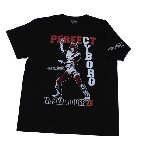 仮面ライダーZX「パーフェクトサイボーグ」Tシャツ(ブラック 