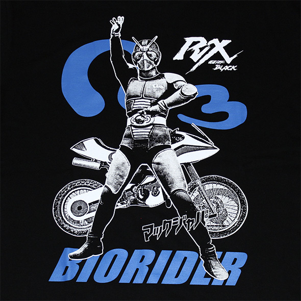 仮面ライダーBLACK RX「バイオライダー」Tシャツ(ブラック