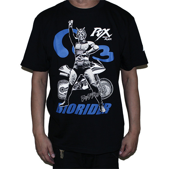 仮面ライダーBLACK RX「バイオライダー」Tシャツ(ブラック