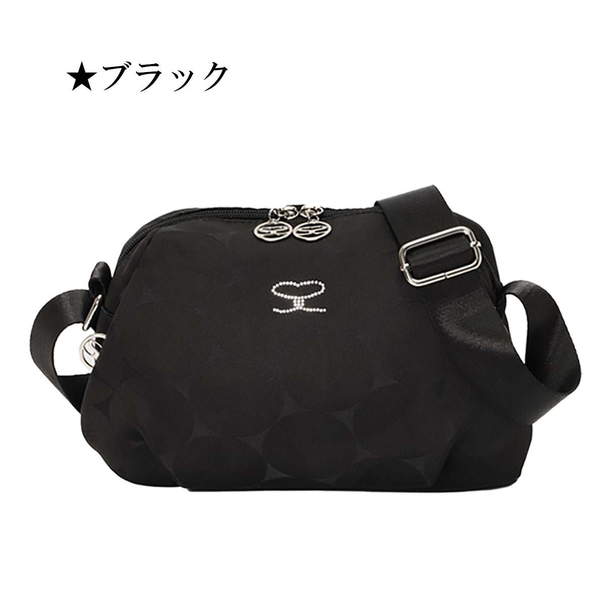 サボイ バルーン柄ラインストーン使いショルダーバッグ SAVOY