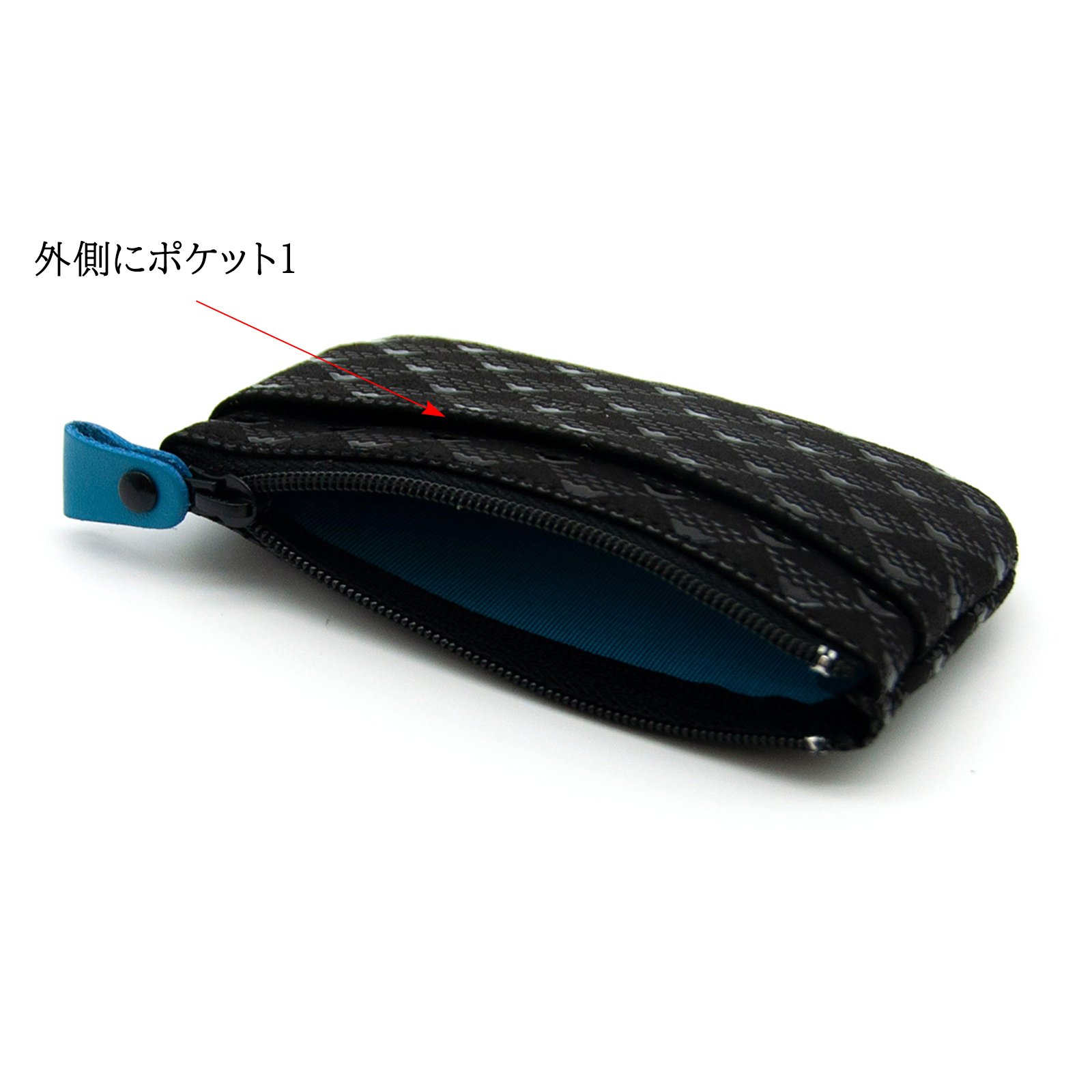 印傳屋（INDEN-YA） 印伝 小銭入れ たかね 富士山 伝統工芸品 甲州印伝
