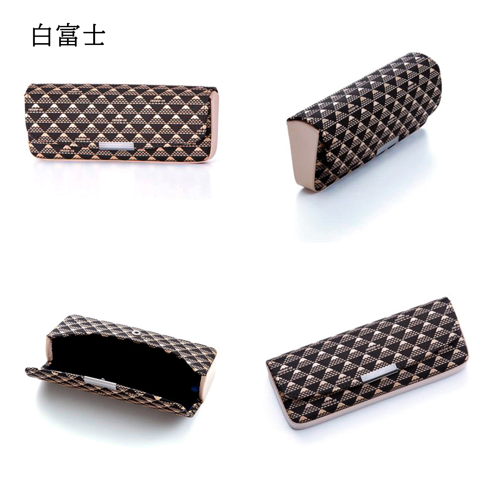 印傳屋（INDEN-YA） 印伝 メガネケース 眼鏡 たかね 富士山 伝統工芸品