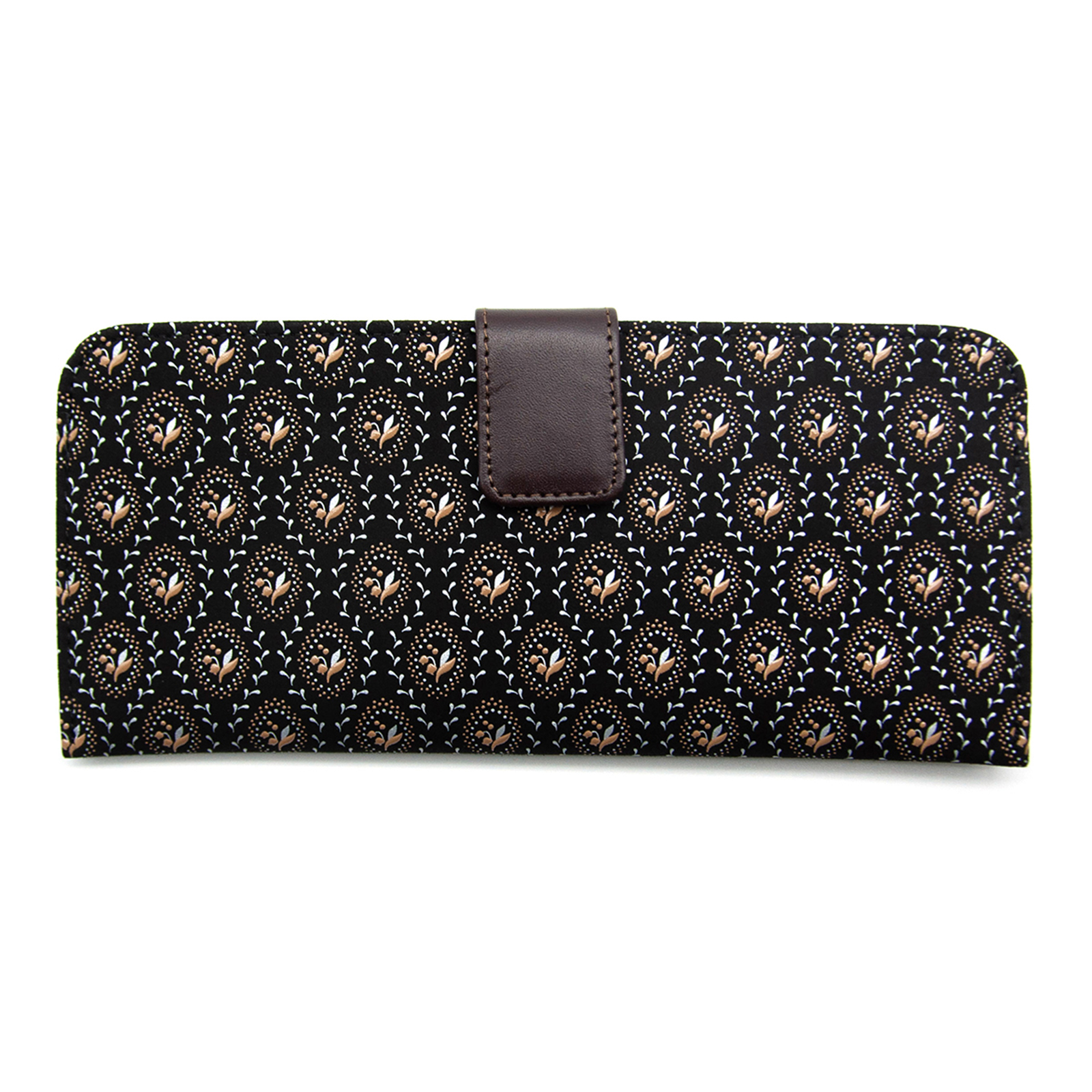 印傳屋（INDEN-YA） 印伝 財布 長財布 束入れ しらべ 鈴蘭 伝統工芸品