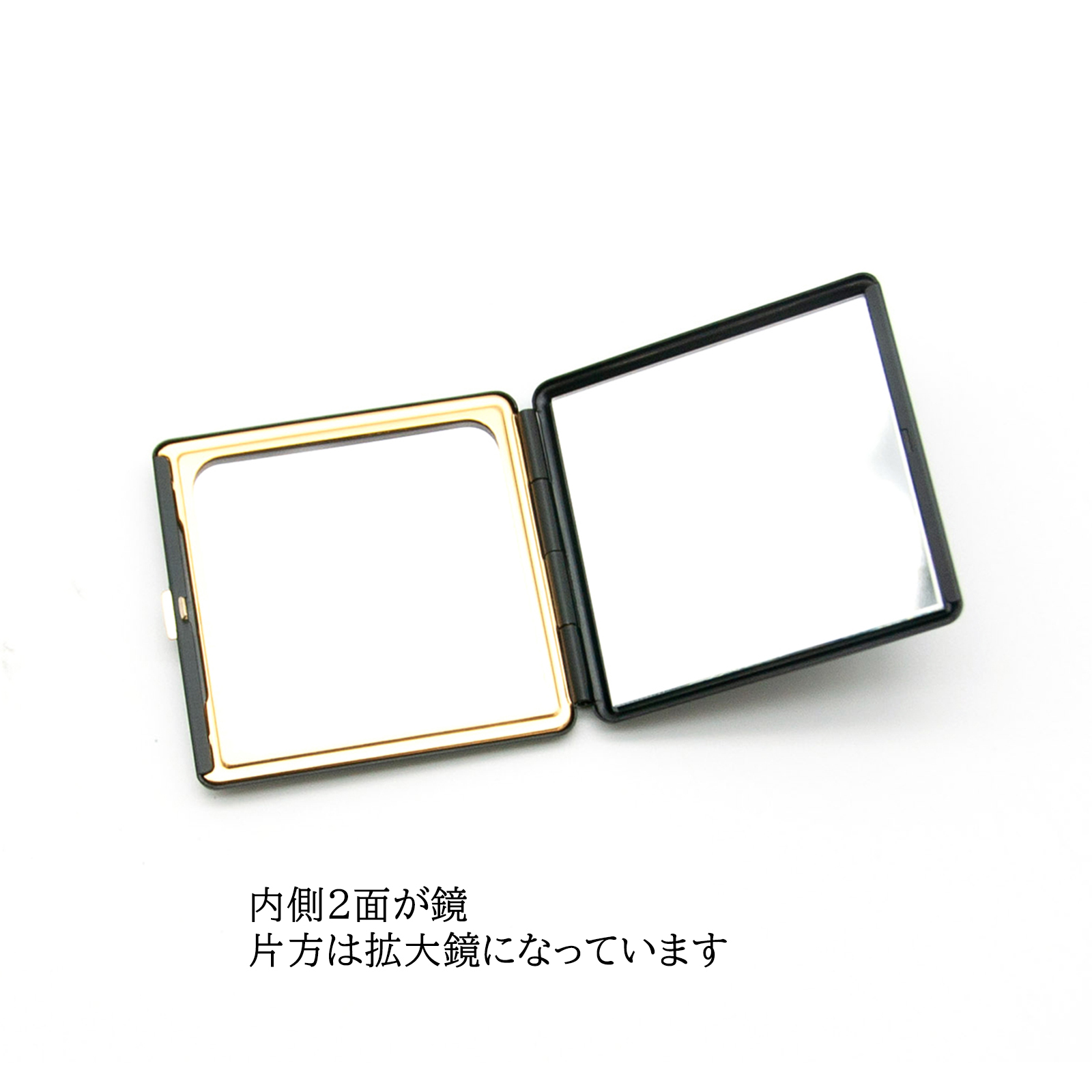 印傳屋（INDEN-YA） 印伝 ミラー 手鏡 なごみ とんぼ 伝統工芸品 甲州