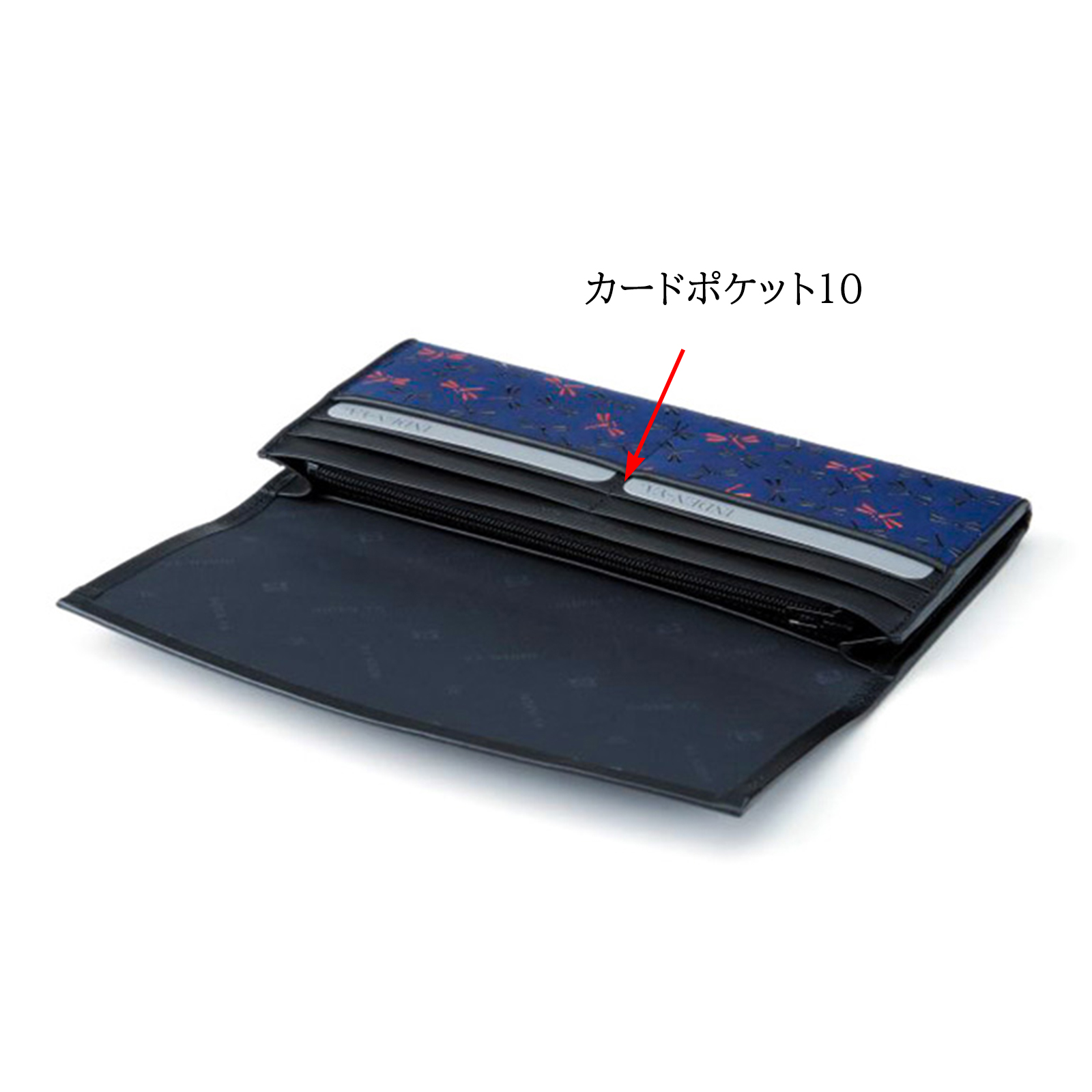 印傳屋（INDEN-YA） 印伝 財布 長財布 なごみ とんぼ 伝統工芸品 甲州 