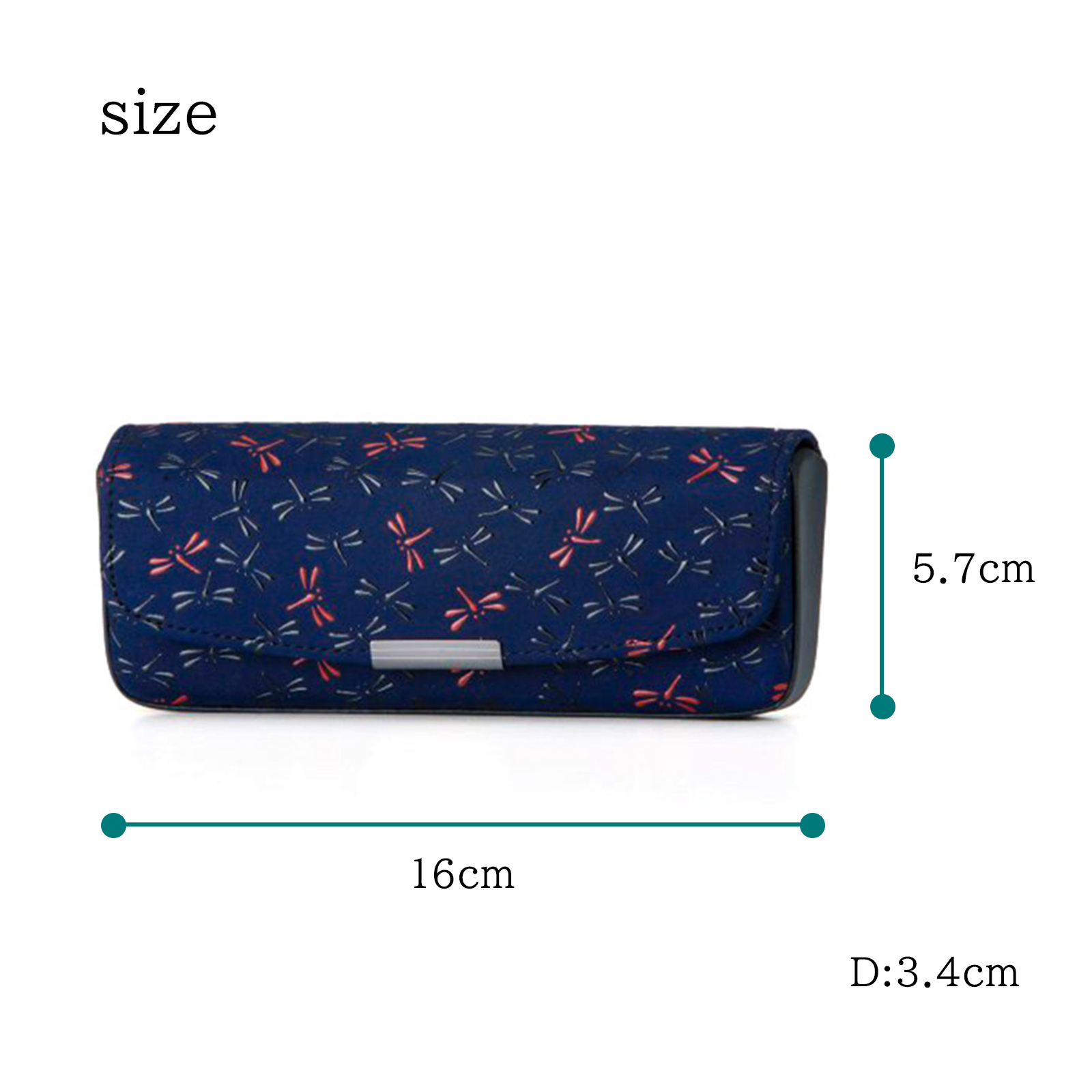 印傳屋（INDEN-YA） 印伝 メガネケース 眼鏡入れ なごみ とんぼ 伝統