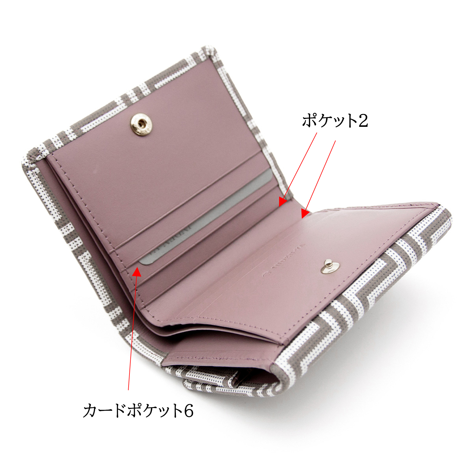 印傳屋 印伝 財布 2つ折り財布 小銭入れ CHEVRON シェブロン 印傳屋 印伝 財布 2つ折り財布 小銭入れ CHEVRON シェブロン