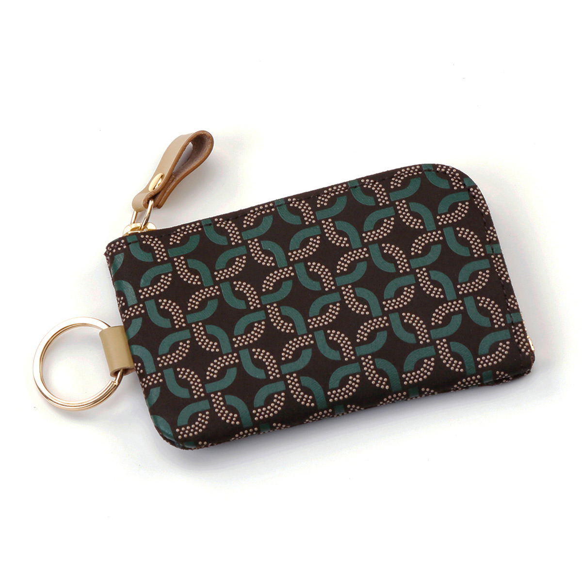 印傳屋（INDEN-YA） 印伝 小銭入 L字 ファスナー RINGLET リングレット