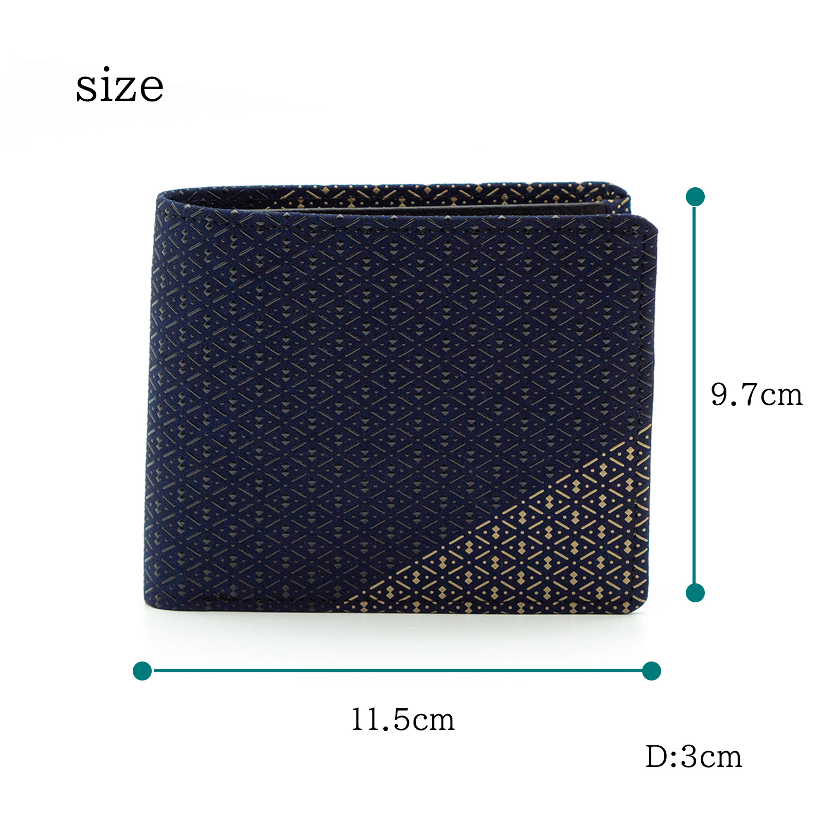 印傳屋（INDEN-YA） 印伝 財布 2つ折り財布 小銭入れ 庵 いほり