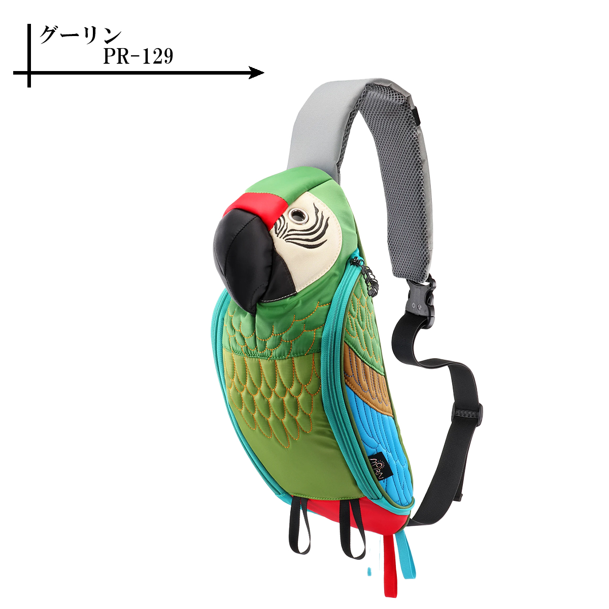 パロットスリングバッグ MORN CREATIONS ショルダー　ボディバッグ 楽天市場】＜送料無料＞【MORN CREATIONS】“パロット”スリングバッグ