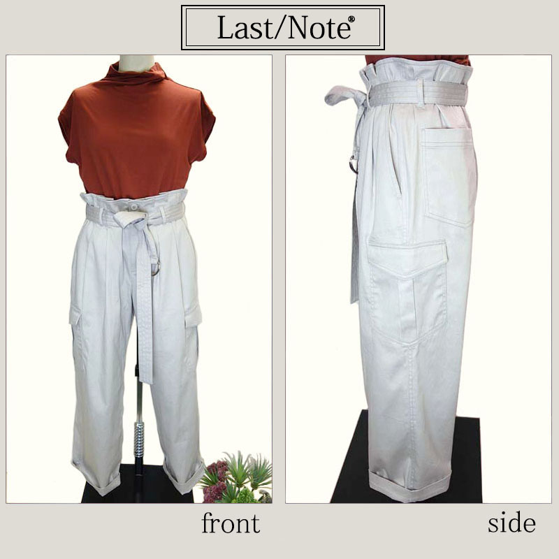 カーゴパンツ レディース ワイドパンツ ワークパンツ ハイウエスト きれいめ ストレッチ オールシーズン |  | 16