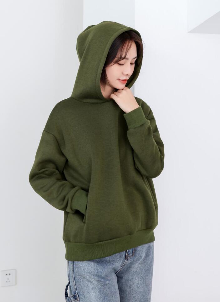 パーカー トップス レディース プルオーバー ダンボール 大きめ 上質 長袖 フード 厚手 柔らか チュニック |  | 09