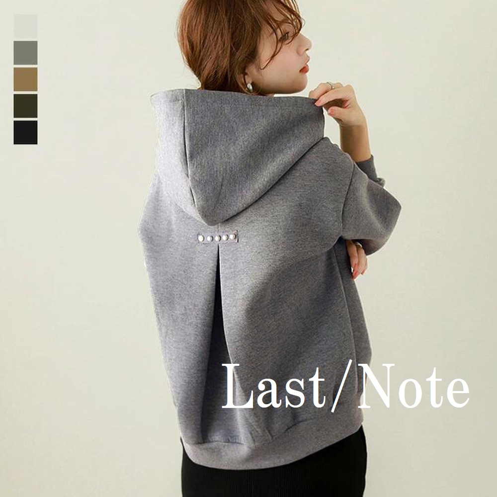 パーカー トップス レディース プルオーバー ダンボール 大きめ 上質 長袖 フード 厚手 柔らか チュニック | 