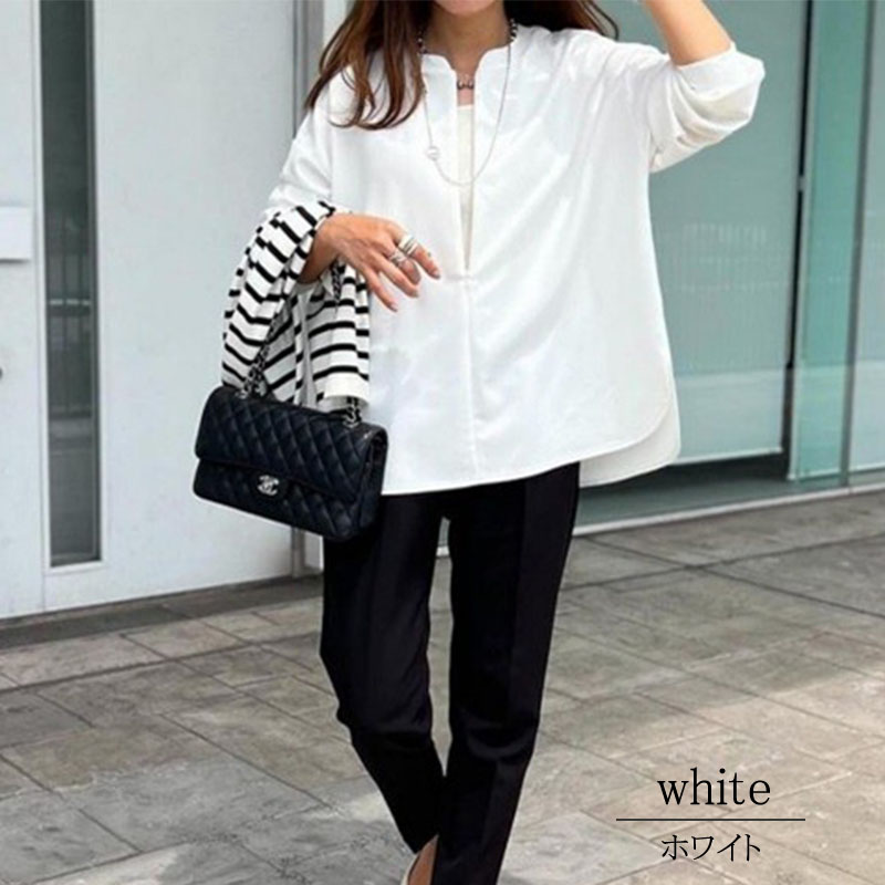 カットソー 長袖 レディース ダンボールニット 秋 マオカラー  ハイネック フロントファスナー ニット 杢 スタンドネック きれいめ カフス 上質 大人 |  | 01