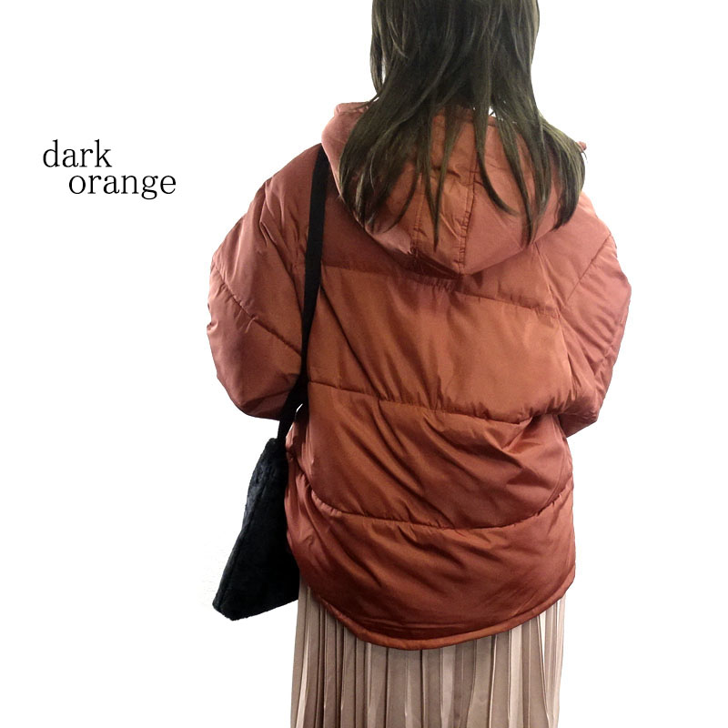 アウター レディース ブルゾン 中綿 ショート丈 冬 オーバーサイズ 配色 バイカラー ダウン風 エコダウン 20代 30代 40代 |  | 14