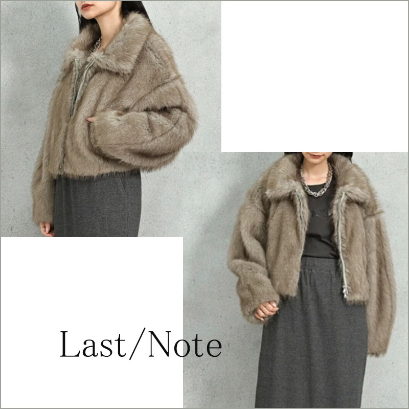 ブルゾン ミックス ファー ショート丈 ジャケット レディース ショート丈 アウター 2way |  | 13