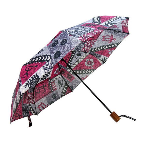 雨傘 ハワイアン柄 折りたたみ傘 軽量 撥水 ハワイ 花柄 トロピカル コンパクト umbrella ギフト｜note｜05