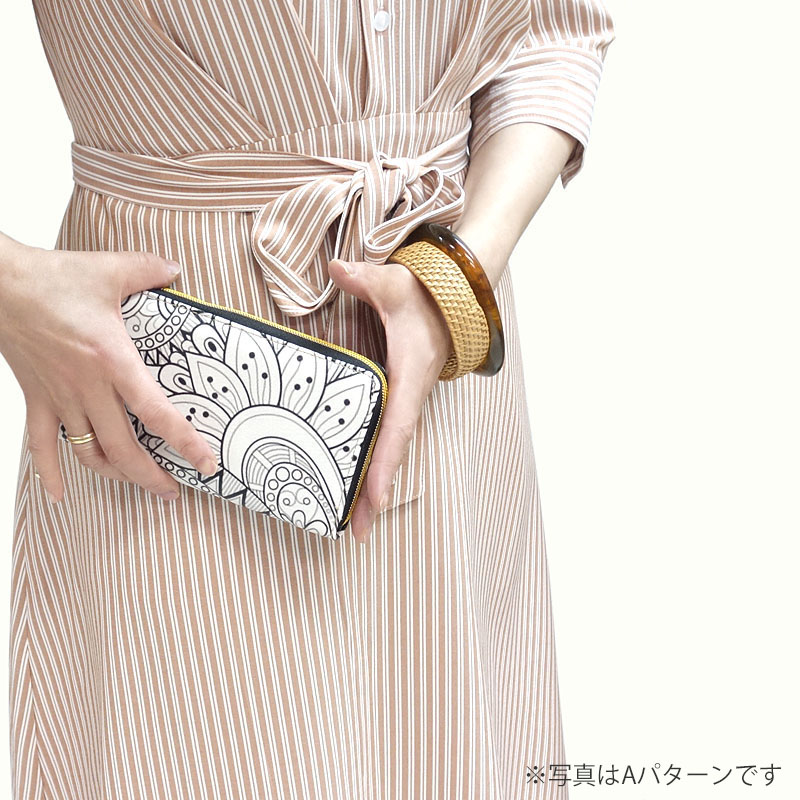 財布 レディース 長財布 ラウンドファスナー ロングウォレット