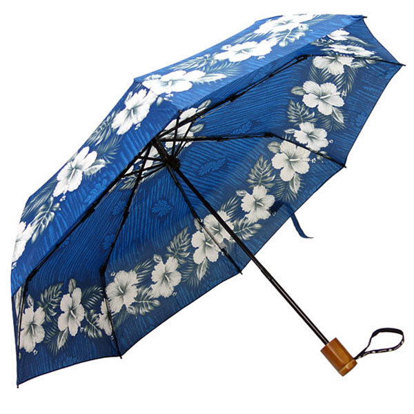 雨傘 ハワイアン柄 折りたたみ傘 軽量 撥水 ハワイ 花柄 トロピカル コンパクト umbrella ギフト｜note｜02