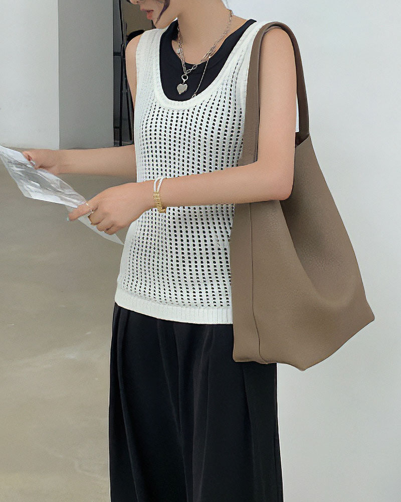 本革 トートバッグ レディース 動画あり 大きめ バケツバッグ トゴレザー 通勤バッグ 上質 ポーチ付き 肩掛け ビジネス フォーマル |  | 06