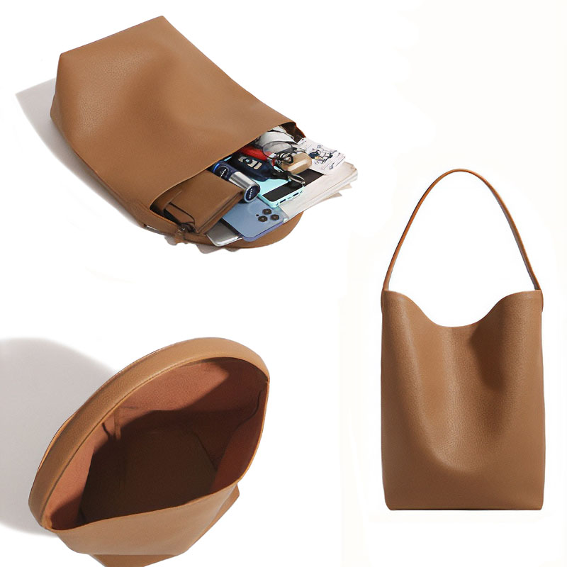 本革 トートバッグ レディース 動画あり 大きめ バケツバッグ トゴレザー 通勤バッグ 上質 ポーチ付き 肩掛け ビジネス フォーマル |  | 11