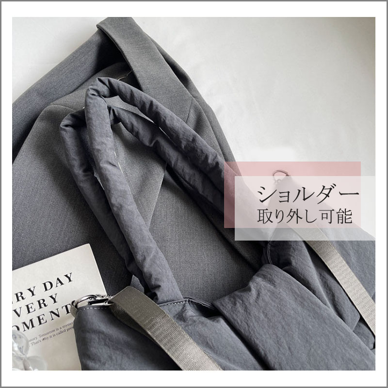 ショルダーバッグ 軽い 大容量 斜め掛けリボン型 ファスナー マジックテープ おしゃれ バッグ リボン 夏 2way 大きめ |  | 16