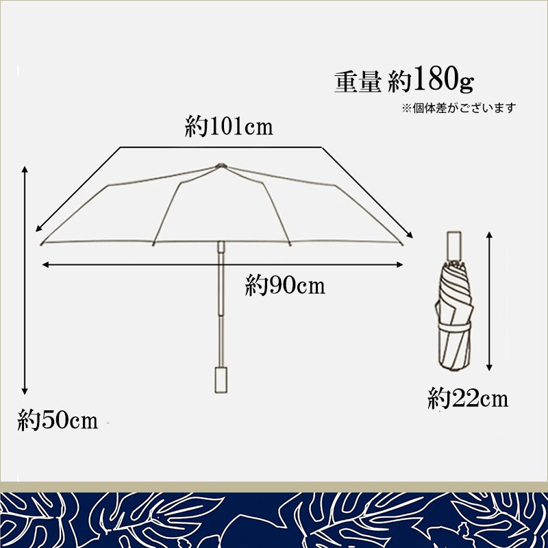 日傘 ハワイアンプリント 完全遮光 折りたたみ傘 レディース 晴雨兼用 完全遮光 撥水 UVカット 軽量 コンパクト umbrella |  | 18