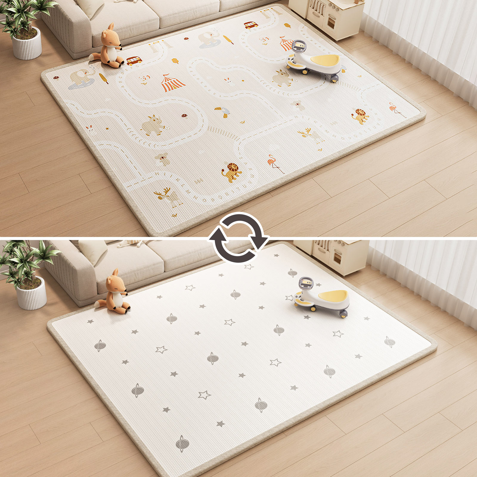 DIYELL プレイマット ベビーマット 180×250cm ベビー 赤ちゃん DIYELL プレイマット ベビーマット 180×250cm ベビー 赤ちゃん