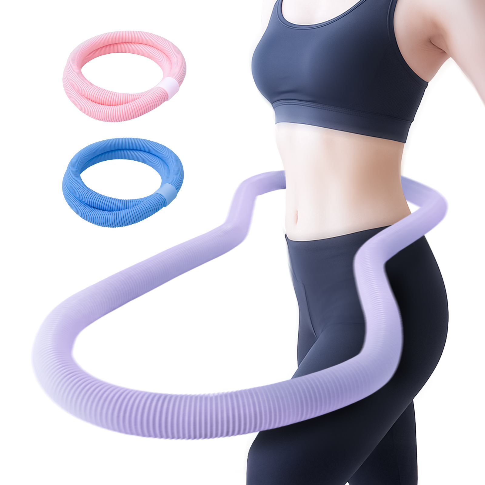 フラフープ ダイエット ソフト エクササイズ 重い 1kg ロープ 紐 柔らかい 静音 スプリング 回しやすい | TOP FILM | 06