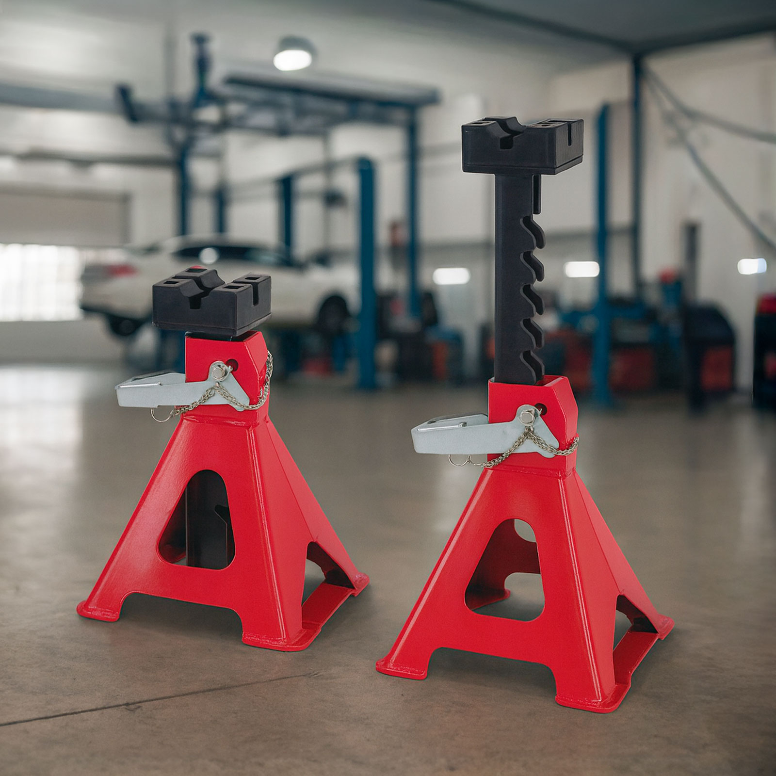 ジャッキスタンド 3t 2基 馬ジャッキ 2台セット ジャッキアップ ウマ 工具 ジャッキアップスタンド 車 | ONE STEP | 01