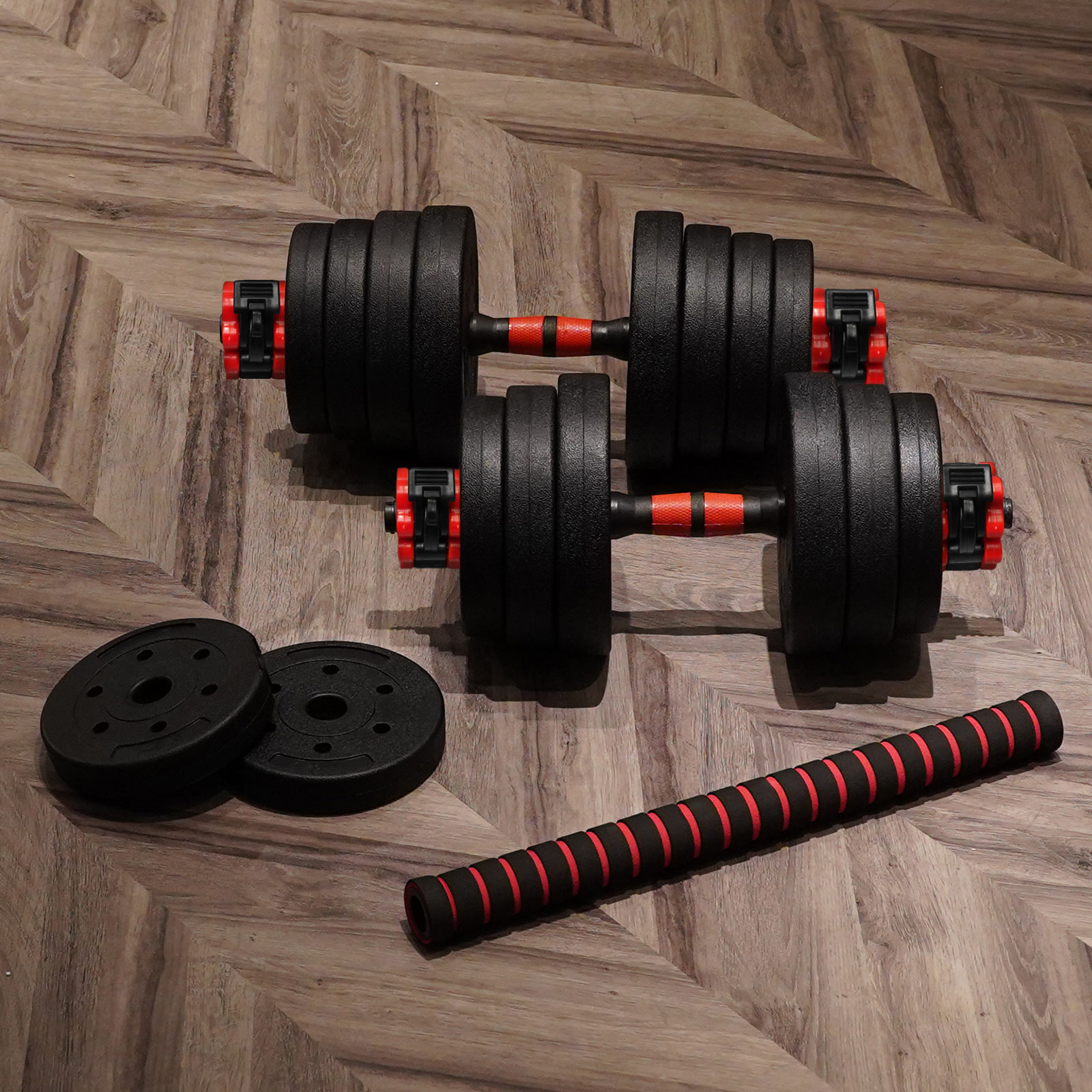 TOP FILM ダンベル 可変式 5kg 10kg 15kg 20kg 可変式ダンベル 2個