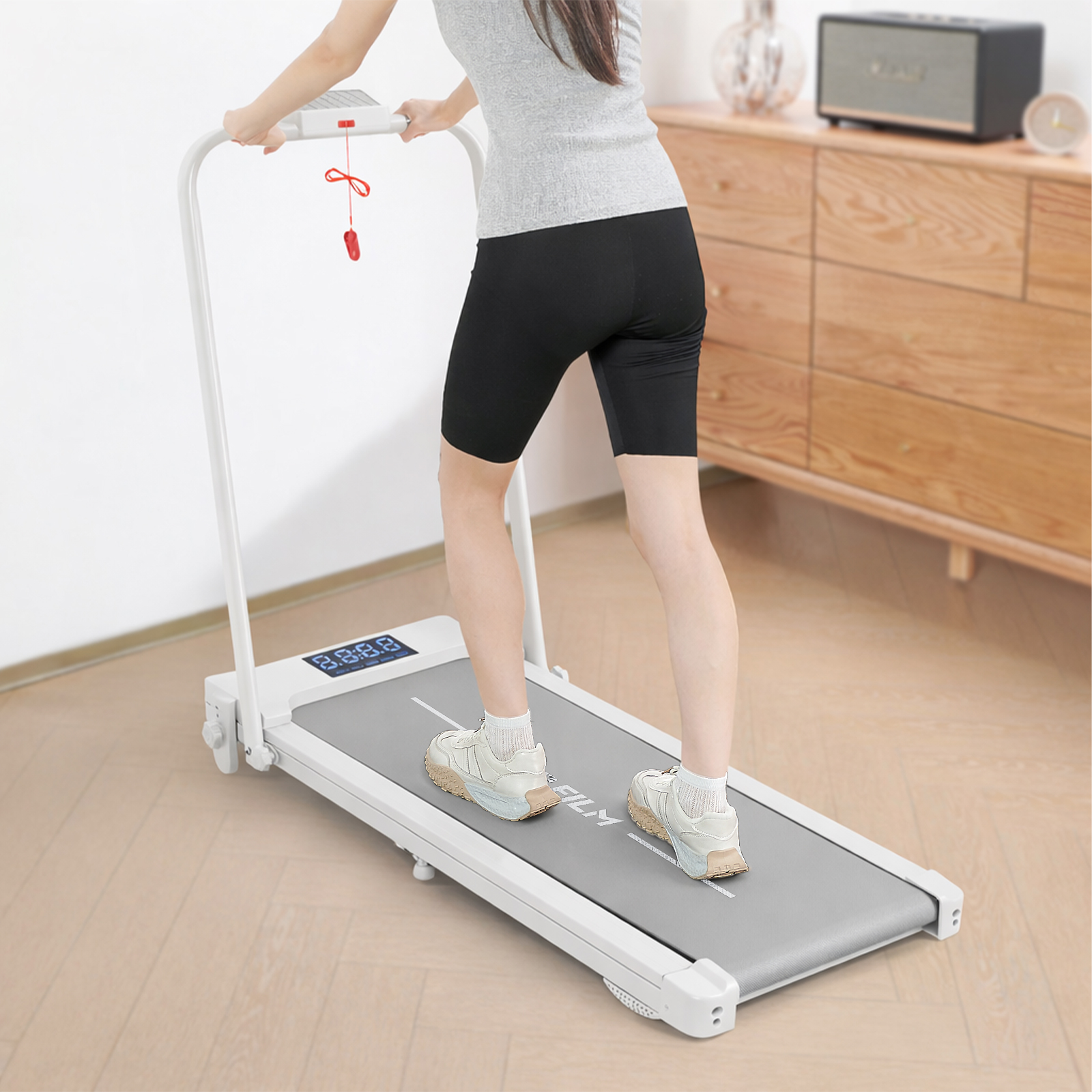 ルームランナー ランニングマシン 家庭用 電動 自走式 高齢者 折りたたみ MAX12km/h ウォーキングマシン ホワイト 1月下旬頃入荷予定 | TOP FILM | 02