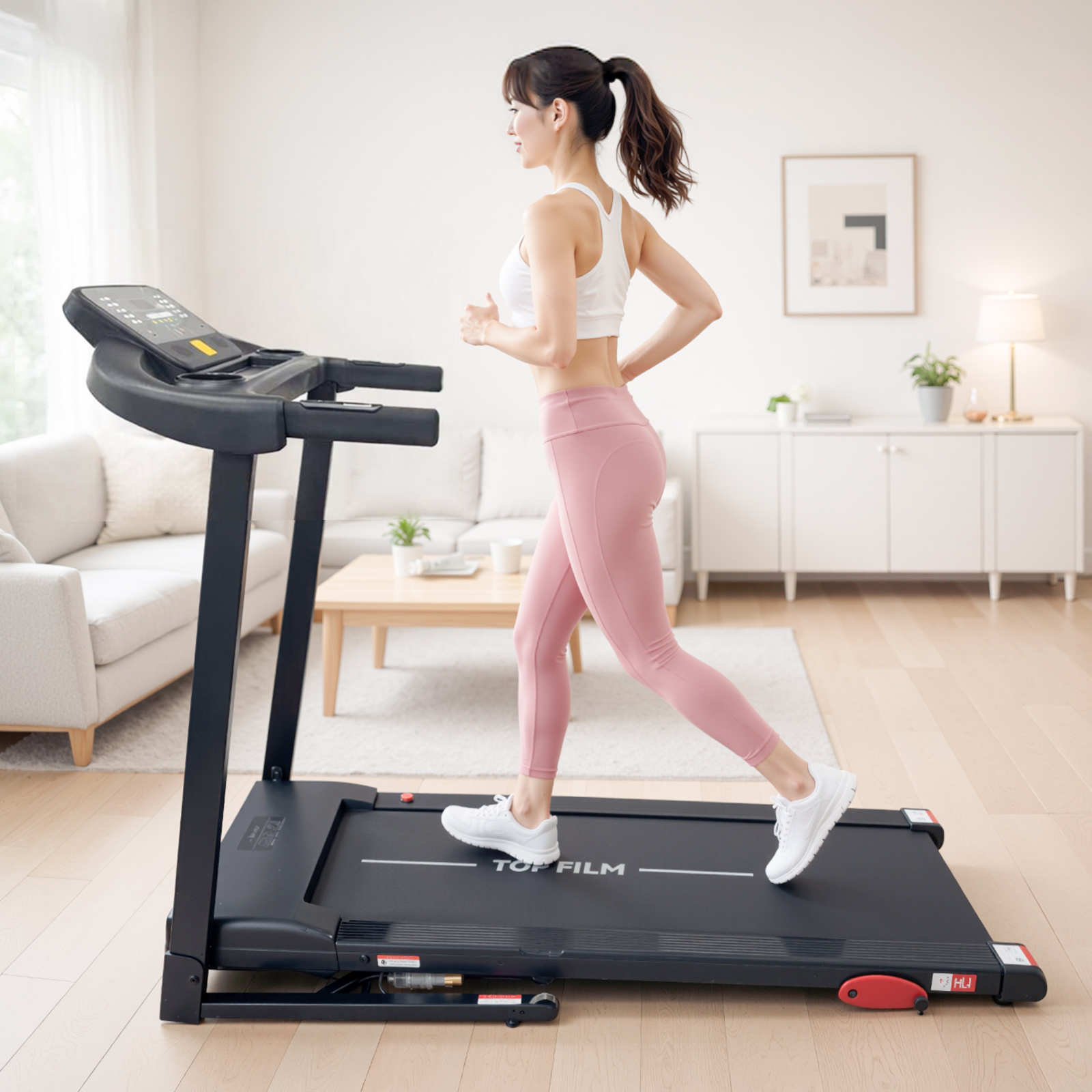 ランニングマシーン ルームランナー 電動 16km ウォーキングマシン 家庭用 ipad スタンド トレッドミル 傾斜 | ONE STEP | 01