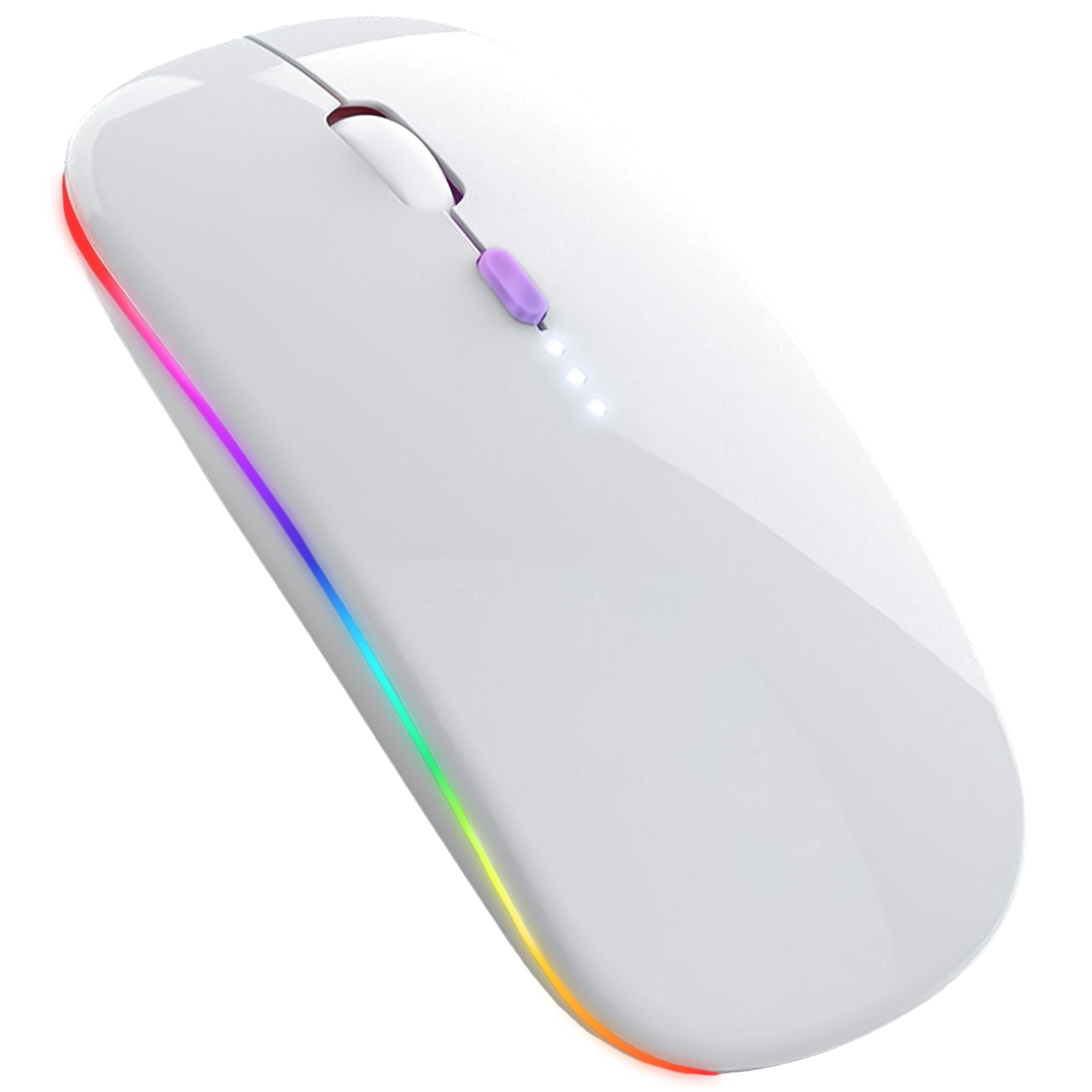 ワイヤレスマウス 充電式 マウス bluetooth マウス 無線 静音 薄型 usb ブルートゥースマウス 5.2 左右対称 | ONE STEP | 02