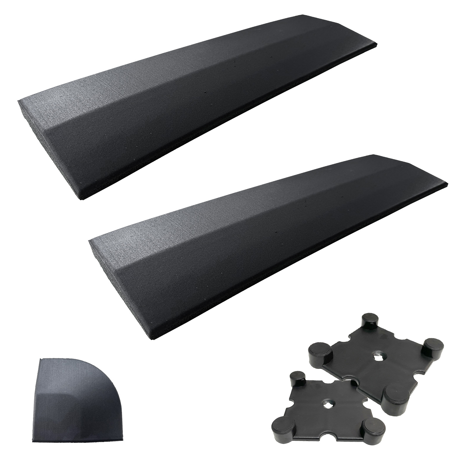 ジムマット ゴムマット トレーニングマット 大判 50×50cm 厚さ 25mm 2.5cm ゴムフロアマット 防音 衝撃吸収 サイド | TOP FILM | 01