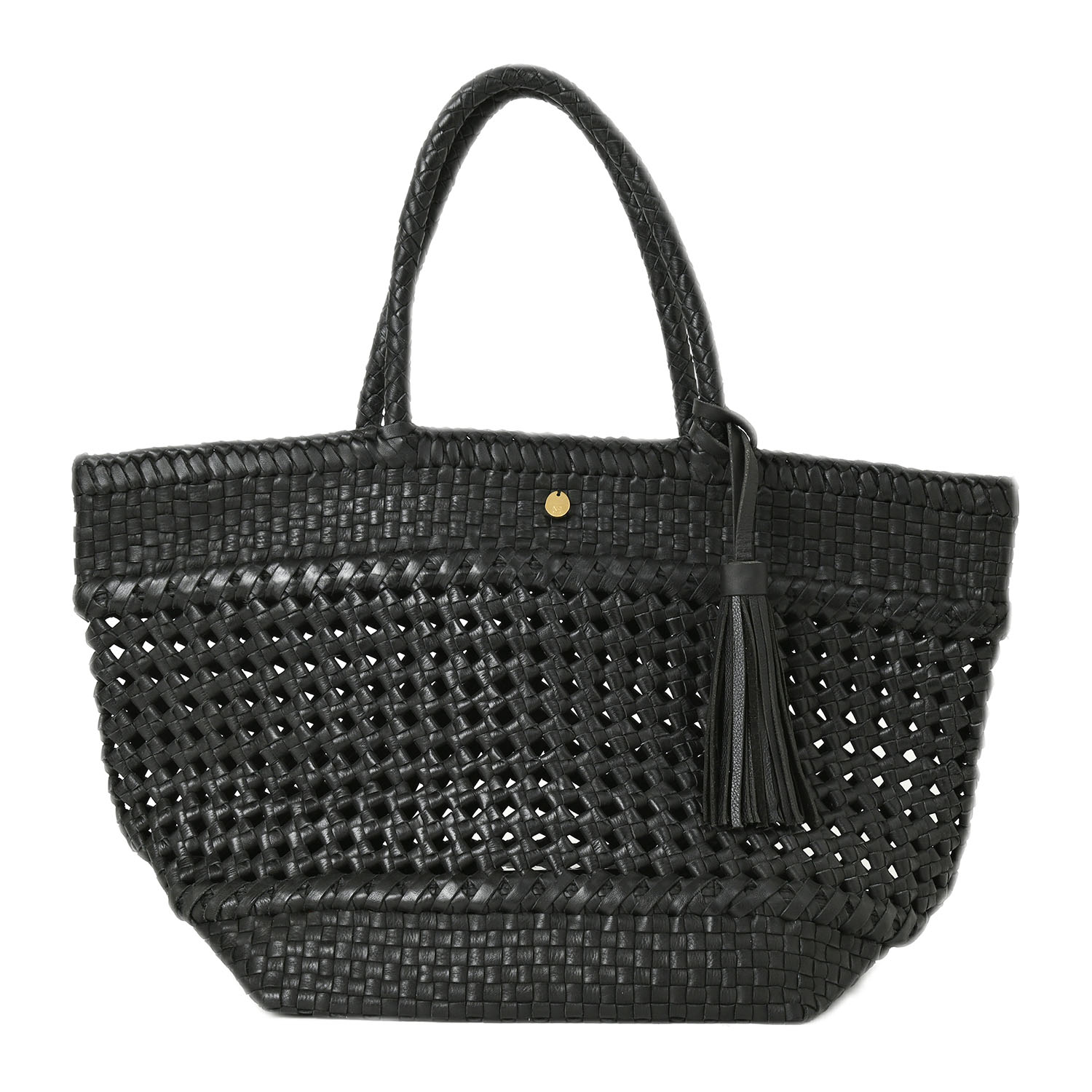 NOTRE FAVORI（ノートルファボリ） レザー メッシュバッグ かごバッグ