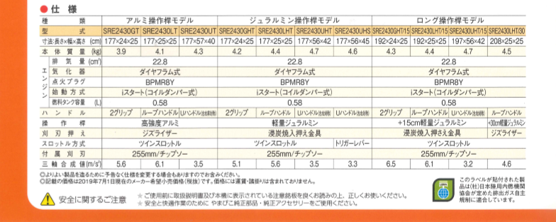 超激安 共立 刈払機 SRE2430LHT 草刈り機 ロング操作桿 草刈 刈払 刈