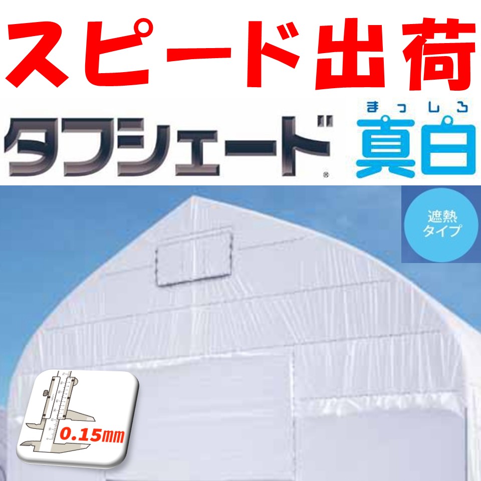 タフシェード真白 まっしろ 0.15mm厚 540cm幅 希望長さ(m)を数量に入力 POフィルム 白色 遮熱 農業用 ビニールハウス用 農機具倉庫  農作業場 :103212002849:農業資材ホンポ - 通販 - Yahoo!ショッピング