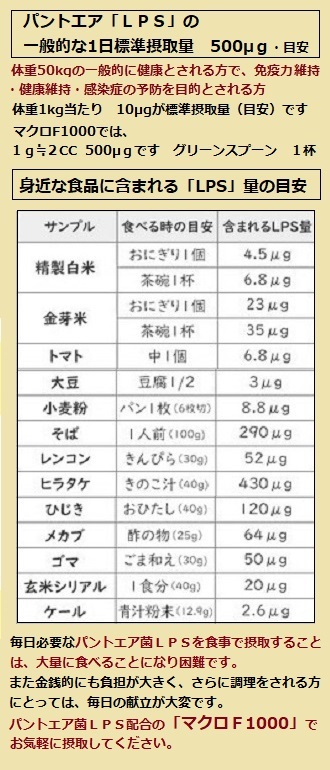 化粧箱入 約１ケ月分 パントエア菌ＬＰＳ マクロＦ1000 mf1 60ｇ マクロファージ 活性化 健康活力アップ サプリメント 自然発酵 糖脂質  安心安全 送料無料 : mf1 : サクラノーリン Yahoo!ショップ - 通販 - Yahoo!ショッピング